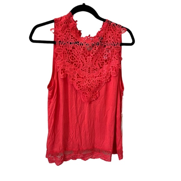 Tops - Racheal Lace Yoke Shirt - Size Large